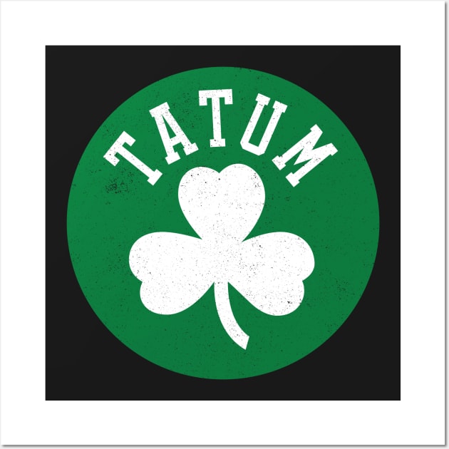 Tatum Shamrock Wall Art by huckblade